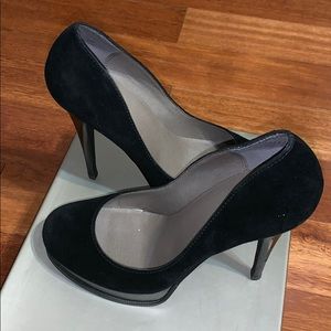 Genuine Suede Leather Platform Stilettos